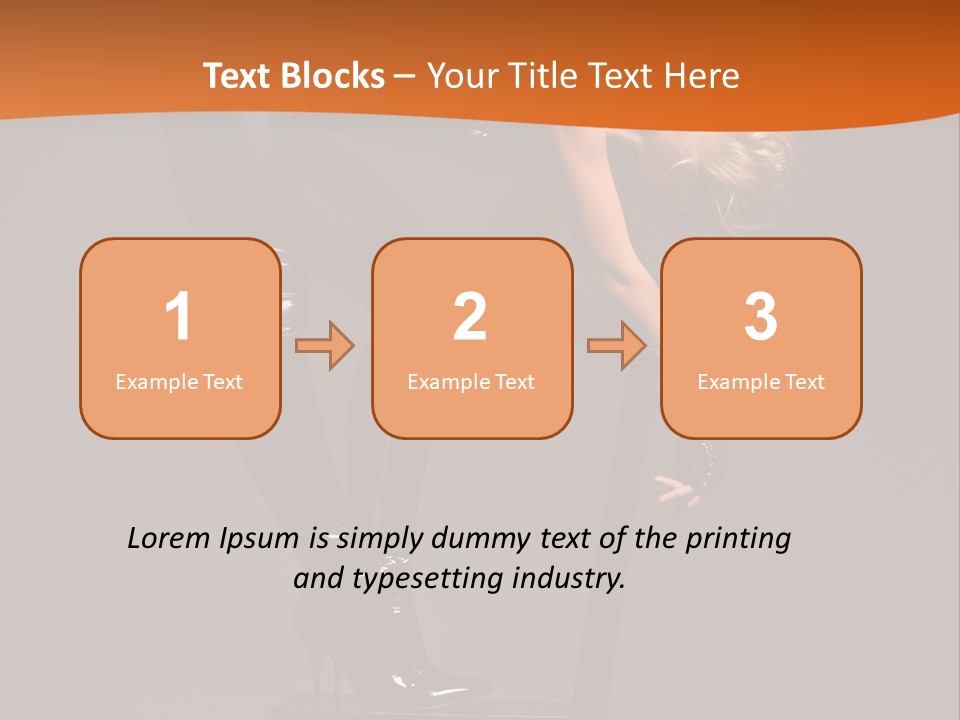Clothing Performance Beauty PowerPoint Template