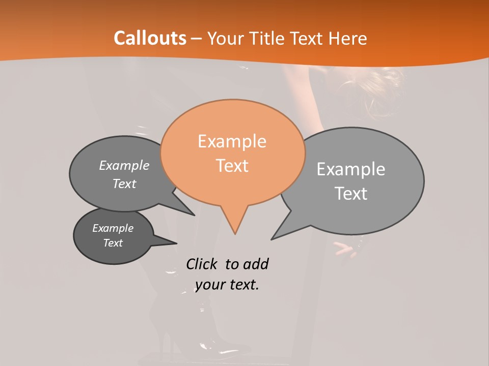 Clothing Performance Beauty PowerPoint Template