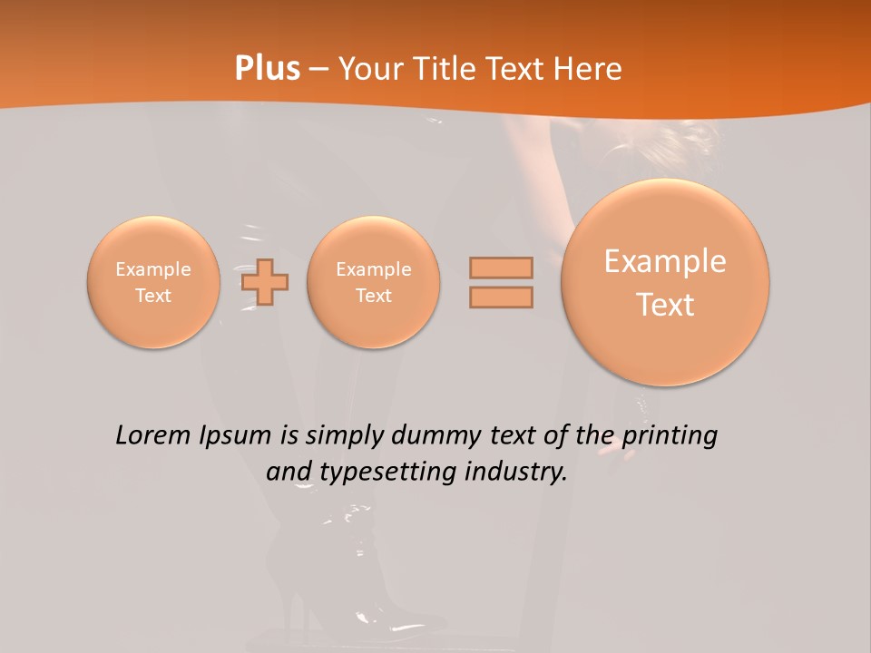Clothing Performance Beauty PowerPoint Template