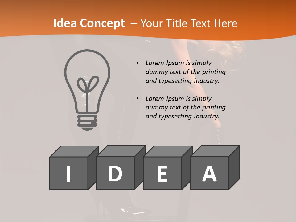 Clothing Performance Beauty PowerPoint Template