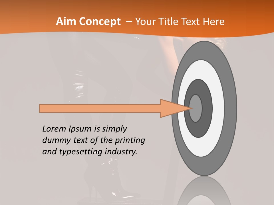 Clothing Performance Beauty PowerPoint Template