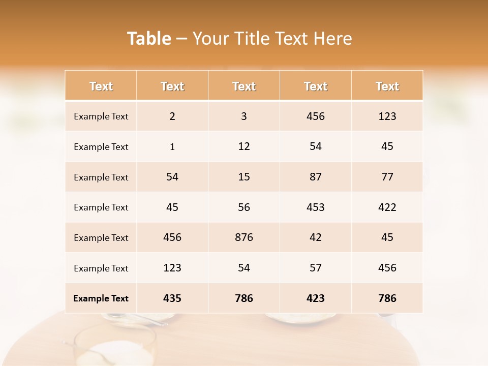 Horizontal Cake People PowerPoint Template