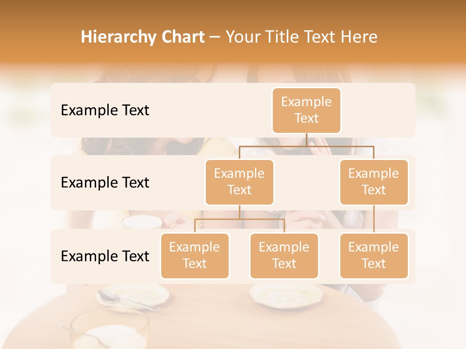 Horizontal Cake People PowerPoint Template