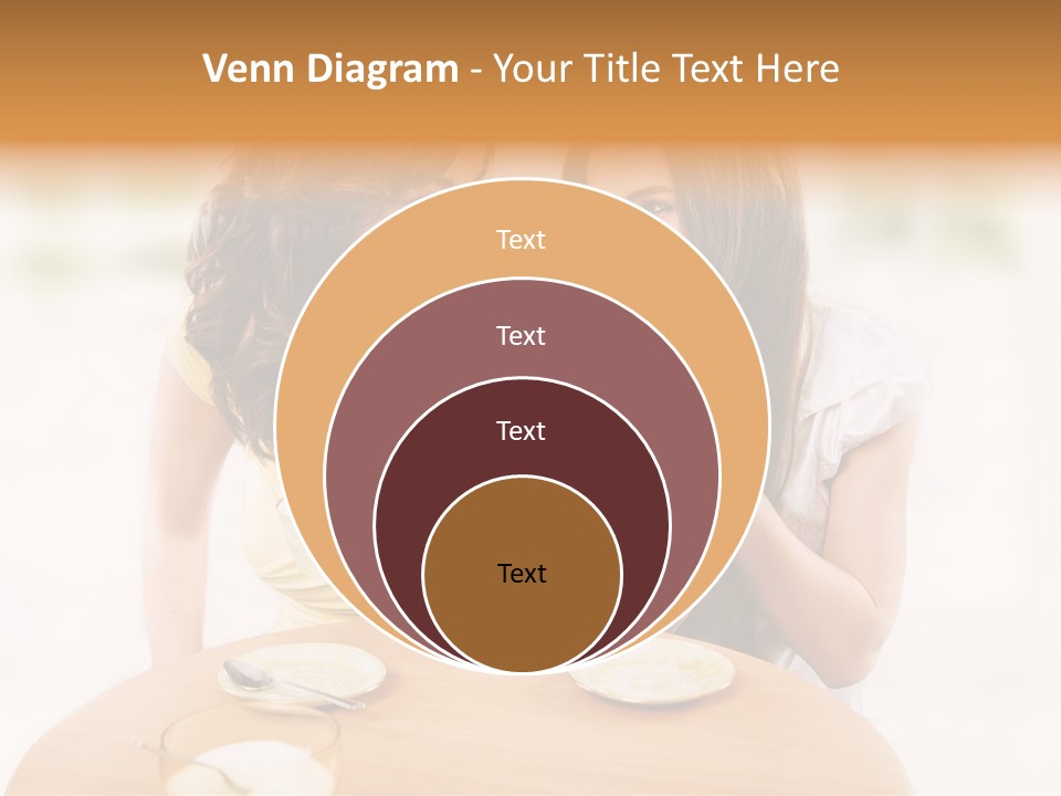 Horizontal Cake People PowerPoint Template