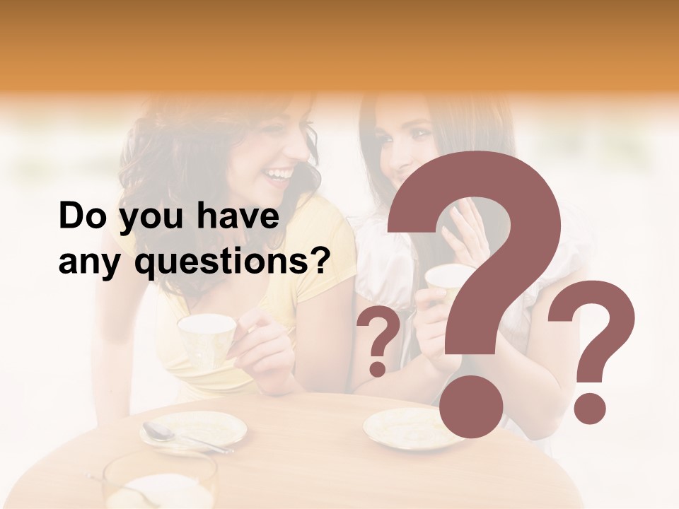 Horizontal Cake People PowerPoint Template