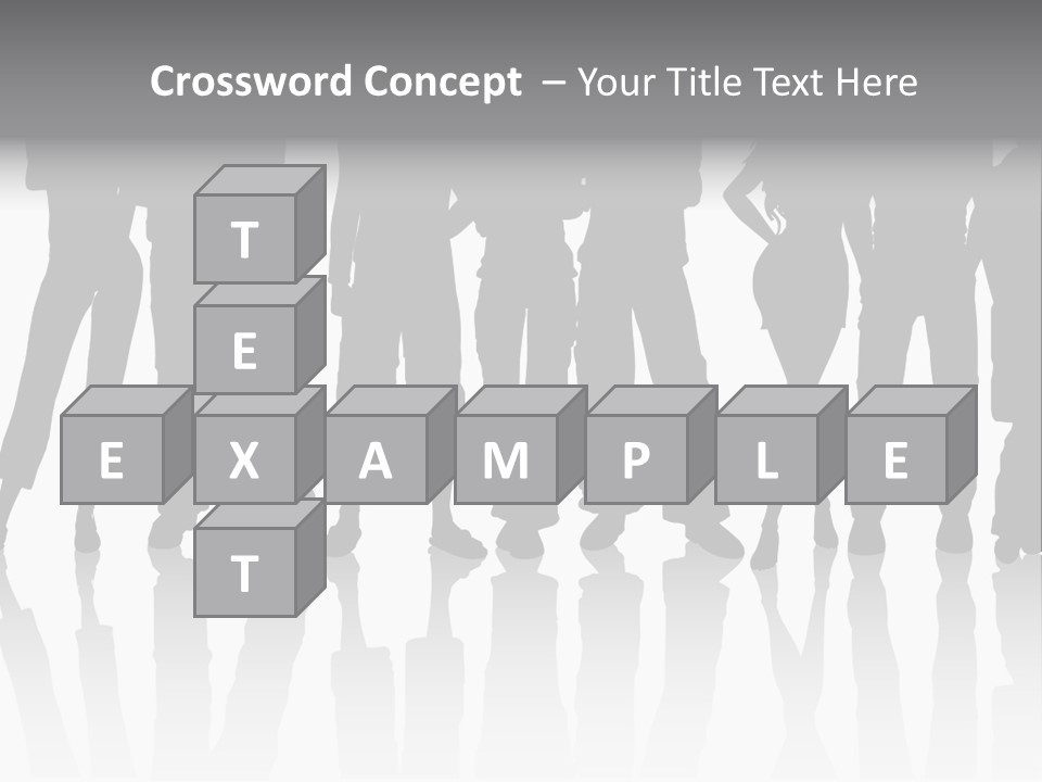 Boy People Pose PowerPoint Template