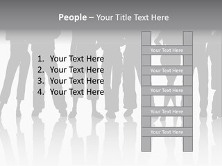 Boy People Pose PowerPoint Template