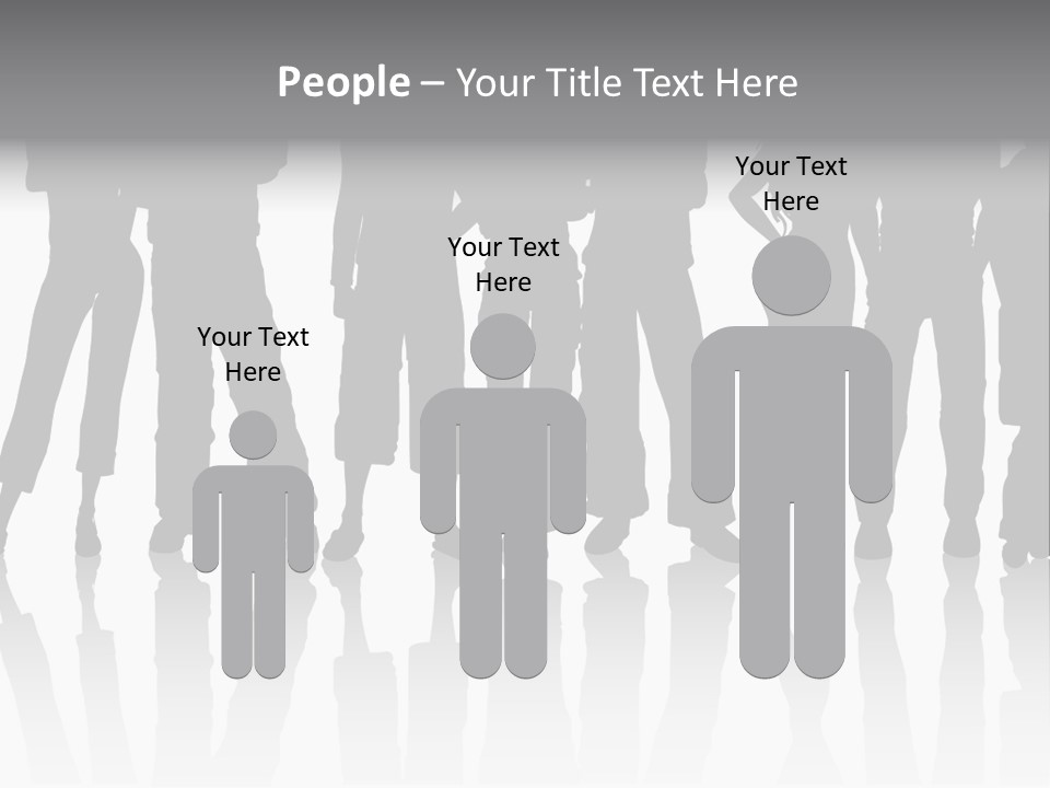 Boy People Pose PowerPoint Template