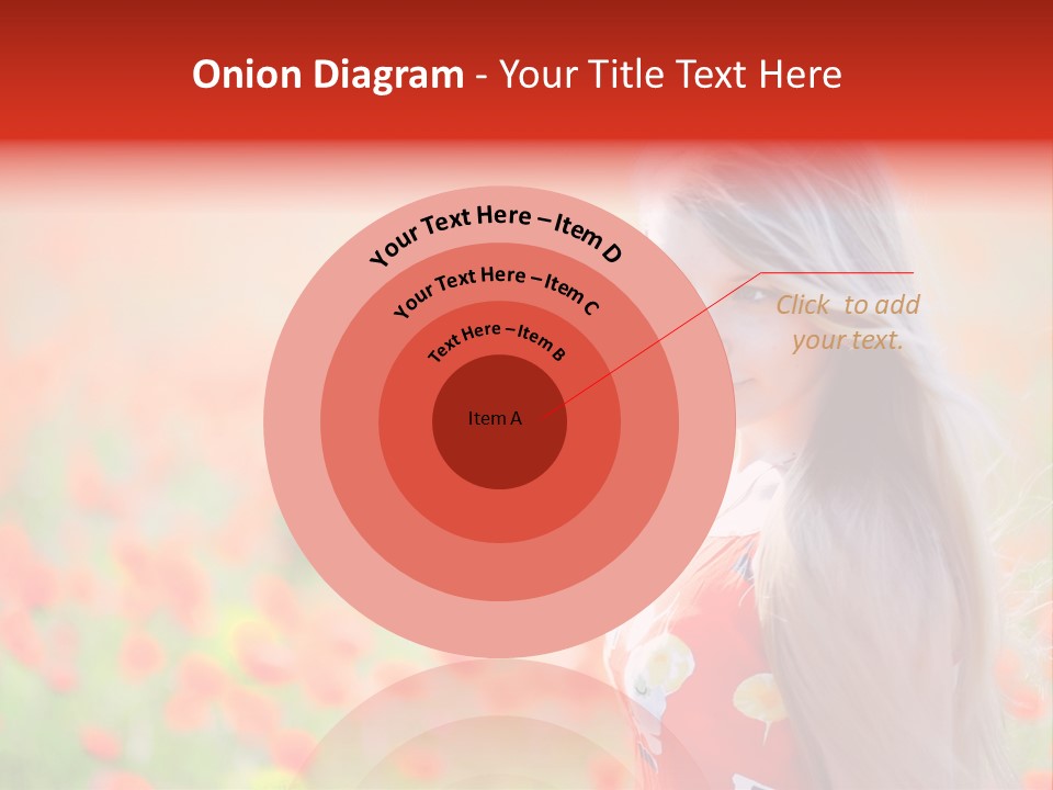 A Woman Standing In A Field Of Flowers PowerPoint Template