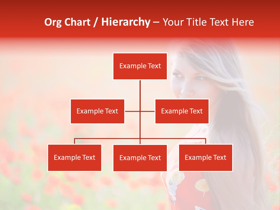 A Woman Standing In A Field Of Flowers PowerPoint Template