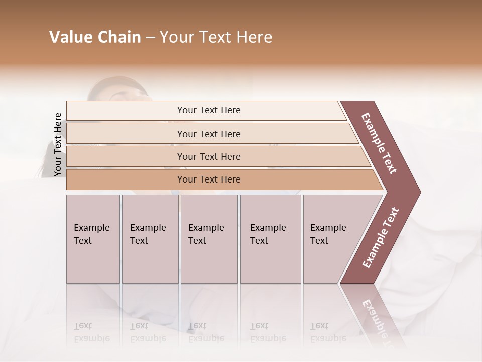 Hair Headphones Lifestyle PowerPoint Template