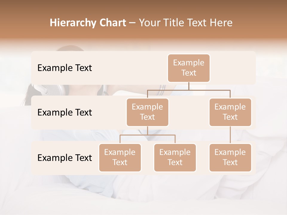 Hair Headphones Lifestyle PowerPoint Template