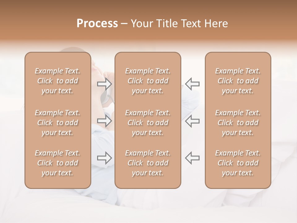 Hair Headphones Lifestyle PowerPoint Template