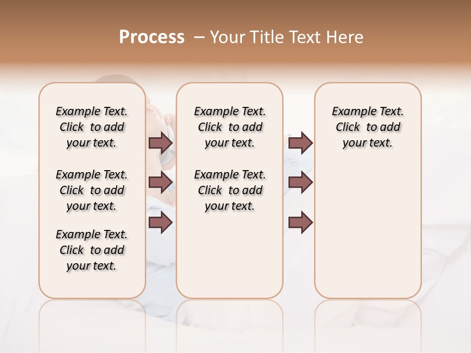 Hair Headphones Lifestyle PowerPoint Template