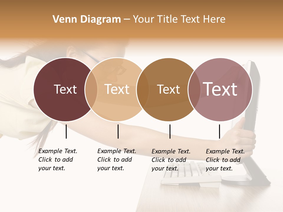 Shocked Desk White PowerPoint Template