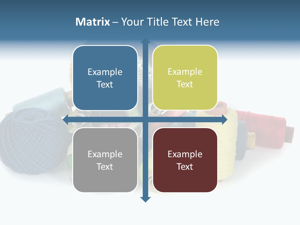 Fashion Sew Needlework PowerPoint Template