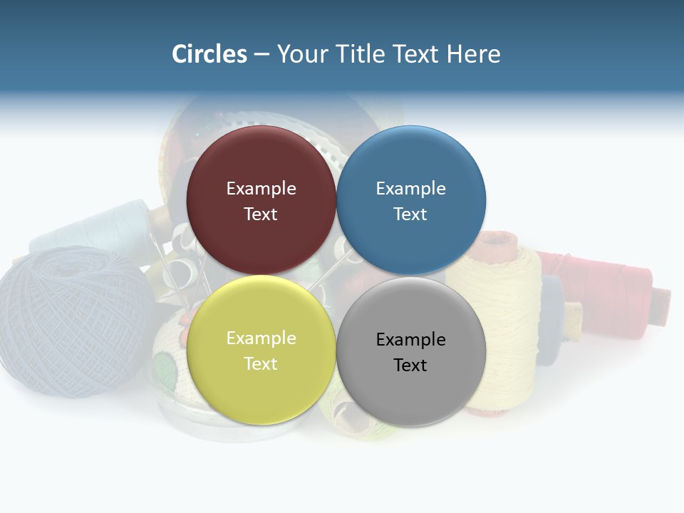 Fashion Sew Needlework PowerPoint Template