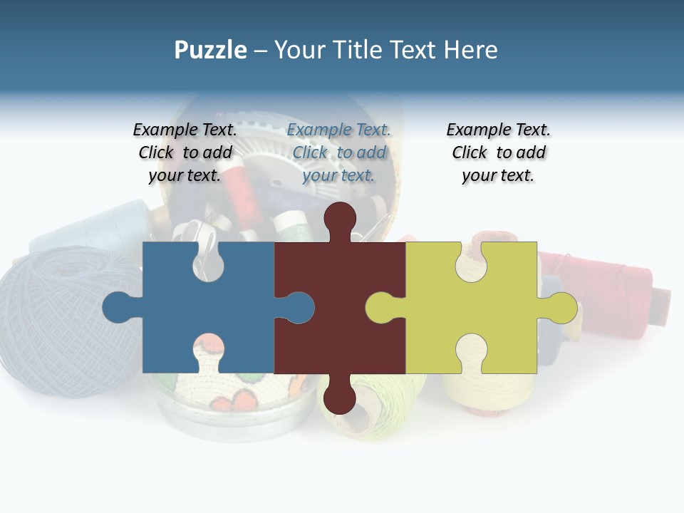 Fashion Sew Needlework PowerPoint Template