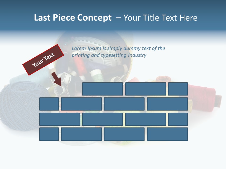 Fashion Sew Needlework PowerPoint Template