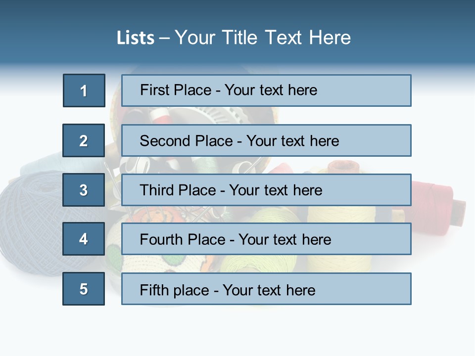 Fashion Sew Needlework PowerPoint Template