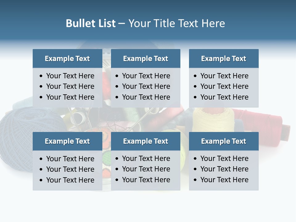 Fashion Sew Needlework PowerPoint Template