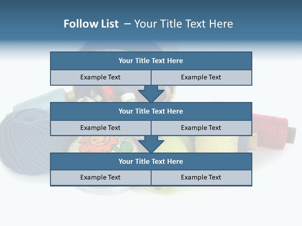 Fashion Sew Needlework PowerPoint Template