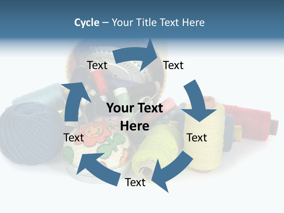 Fashion Sew Needlework PowerPoint Template