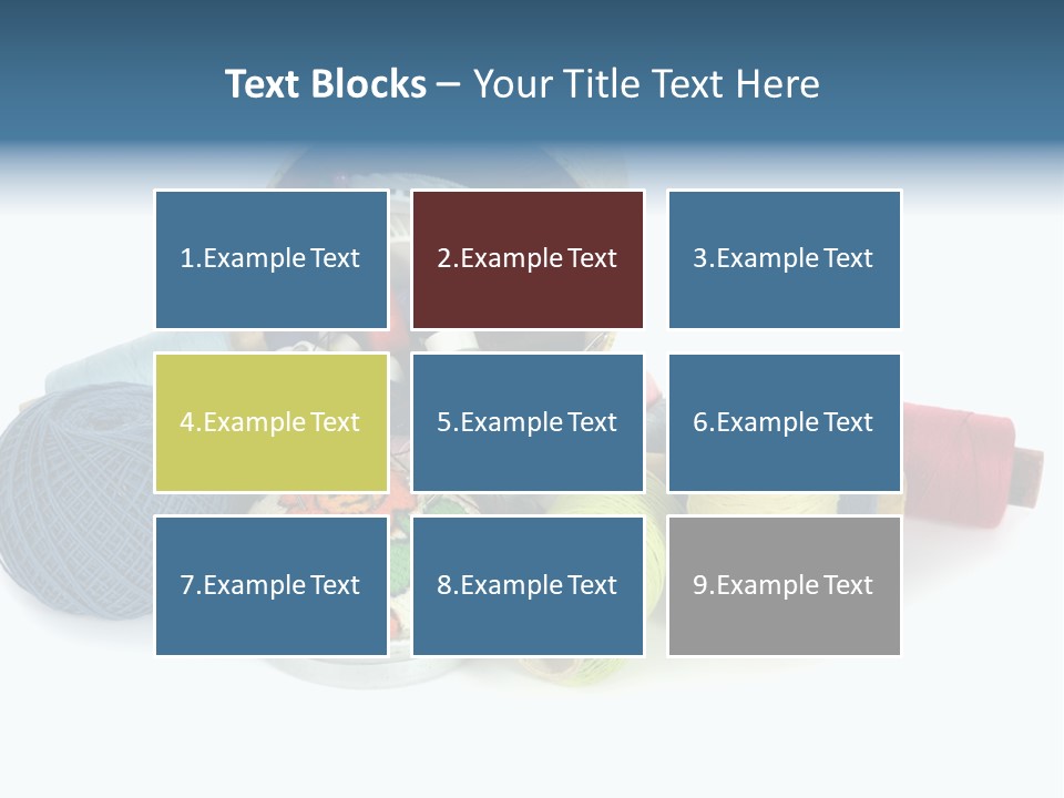 Fashion Sew Needlework PowerPoint Template