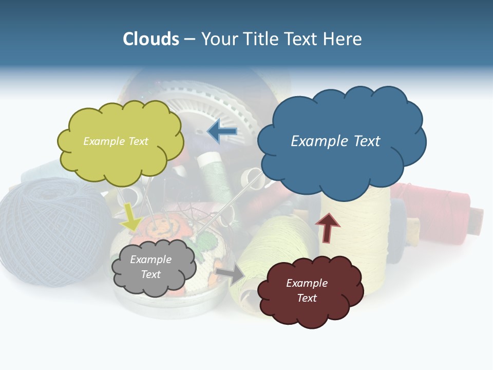 Fashion Sew Needlework PowerPoint Template