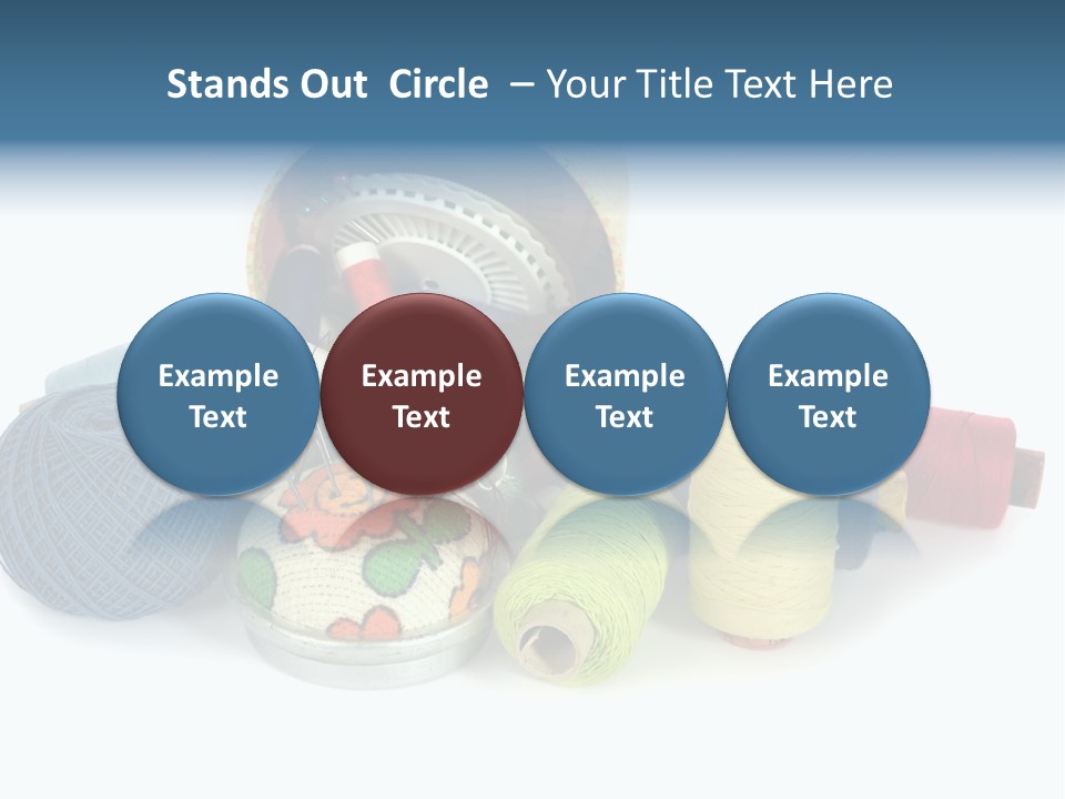 Fashion Sew Needlework PowerPoint Template