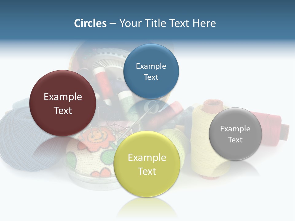 Fashion Sew Needlework PowerPoint Template