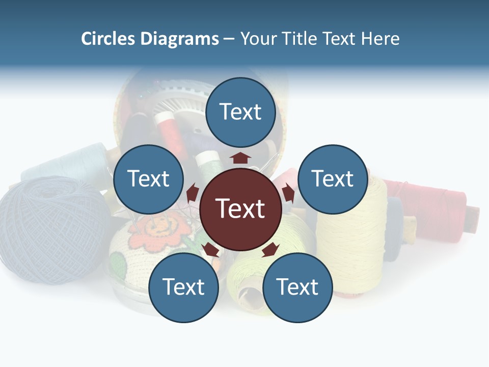 Fashion Sew Needlework PowerPoint Template