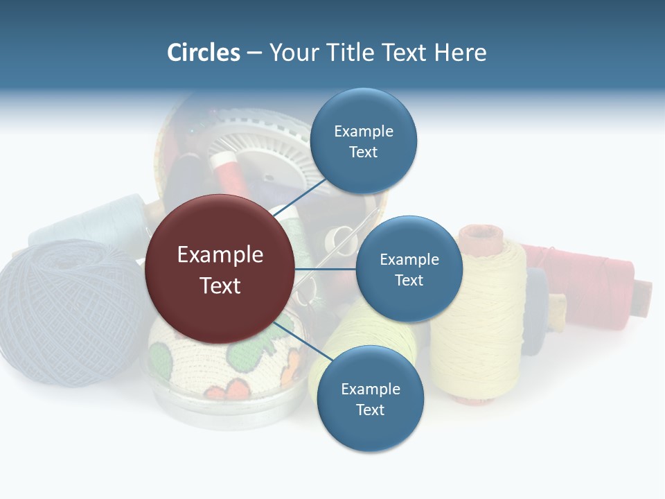 Fashion Sew Needlework PowerPoint Template