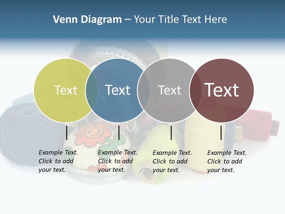 Fashion Sew Needlework PowerPoint Template