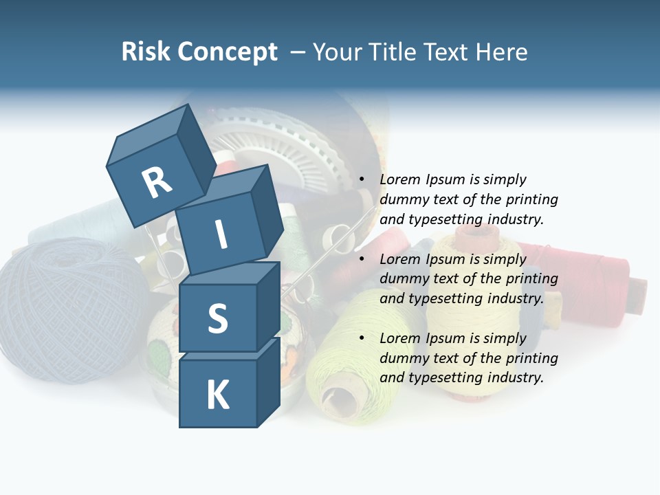 Fashion Sew Needlework PowerPoint Template