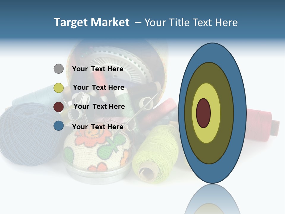 Fashion Sew Needlework PowerPoint Template