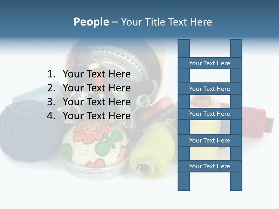 Fashion Sew Needlework PowerPoint Template