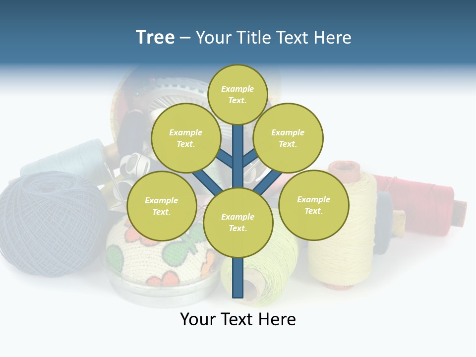 Fashion Sew Needlework PowerPoint Template