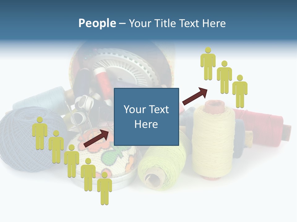 Fashion Sew Needlework PowerPoint Template