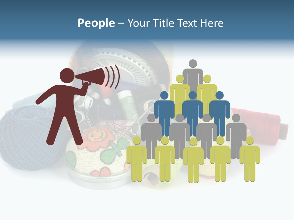 Fashion Sew Needlework PowerPoint Template