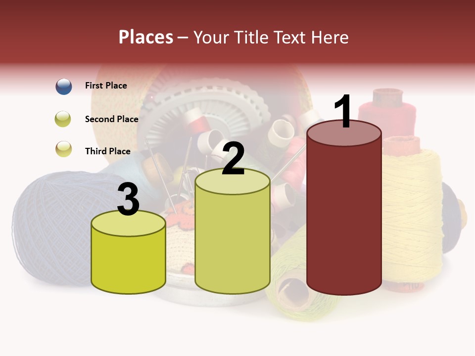 Housewife Tool White PowerPoint Template