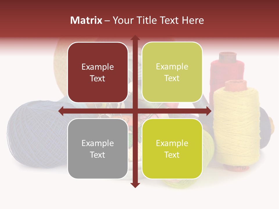 Housewife Tool White PowerPoint Template