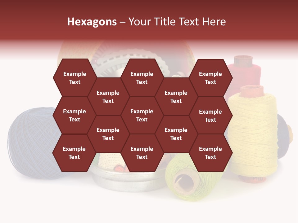 Housewife Tool White PowerPoint Template