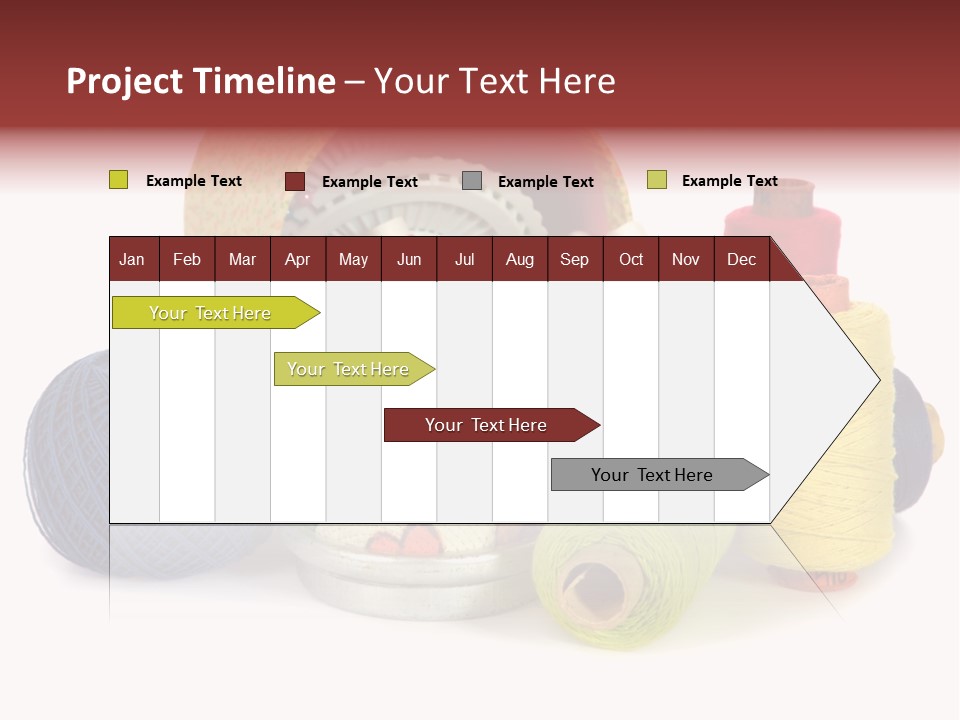 Housewife Tool White PowerPoint Template