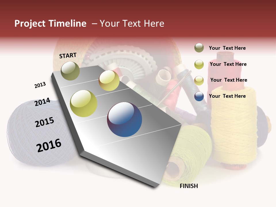 Housewife Tool White PowerPoint Template