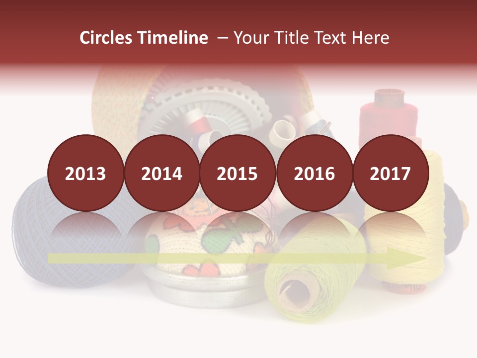 Housewife Tool White PowerPoint Template