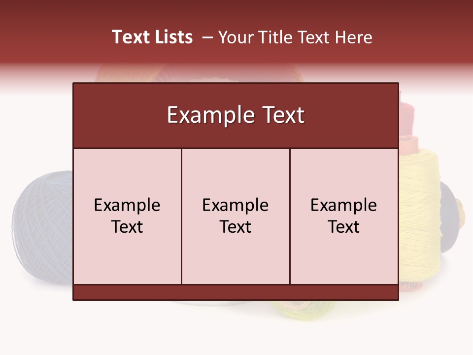 Housewife Tool White PowerPoint Template