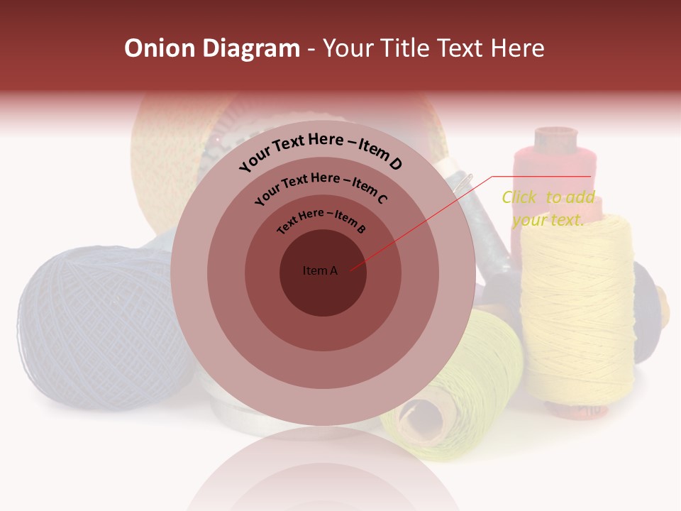 Housewife Tool White PowerPoint Template