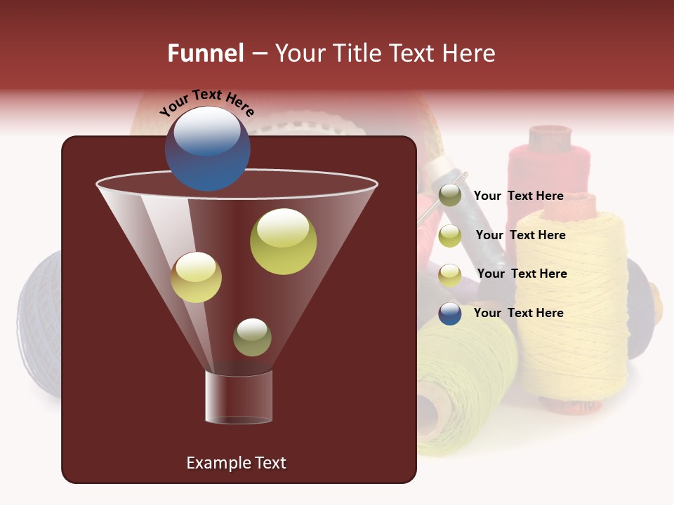 Housewife Tool White PowerPoint Template