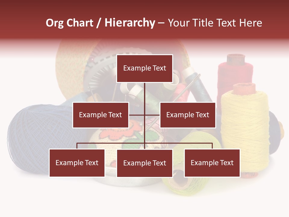 Housewife Tool White PowerPoint Template